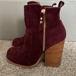 Catherine Malandrino Suede Booties